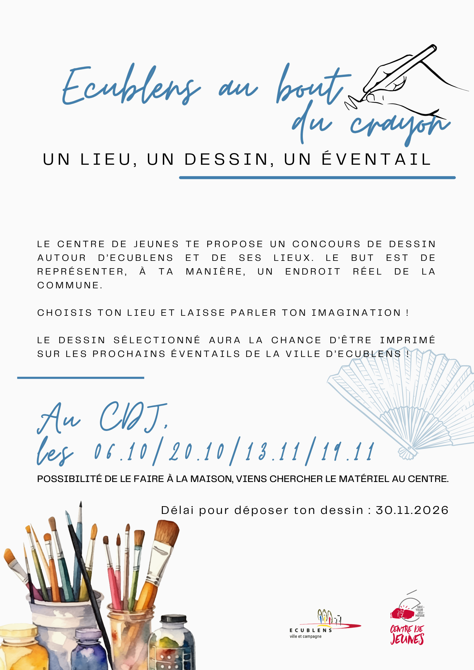 Ecublens au bout du crayon recto