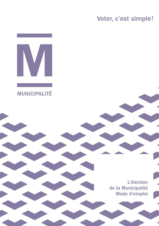 Brochure élections Municipalité