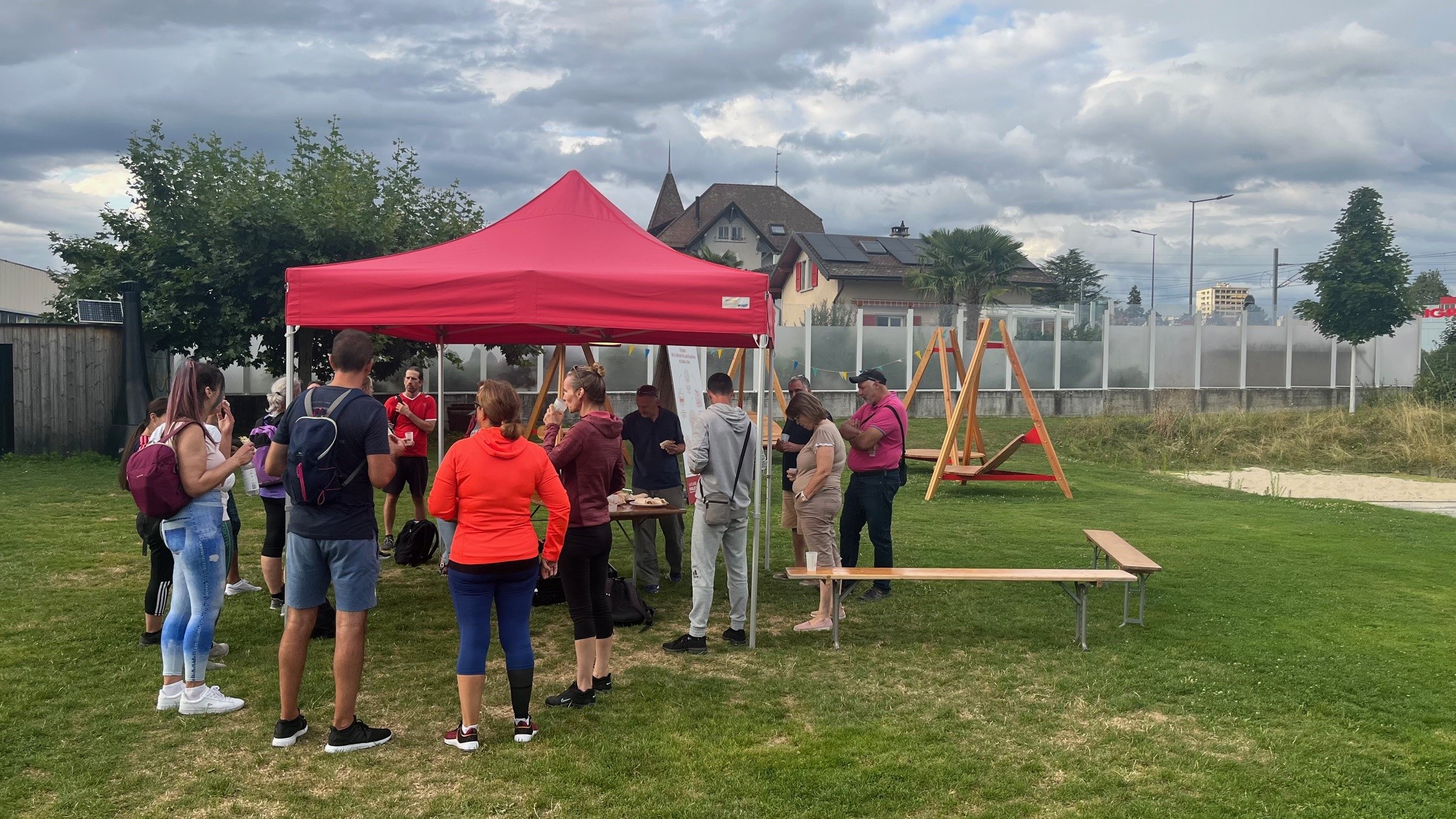 Inauguration sportive nouvel emplacement des structures