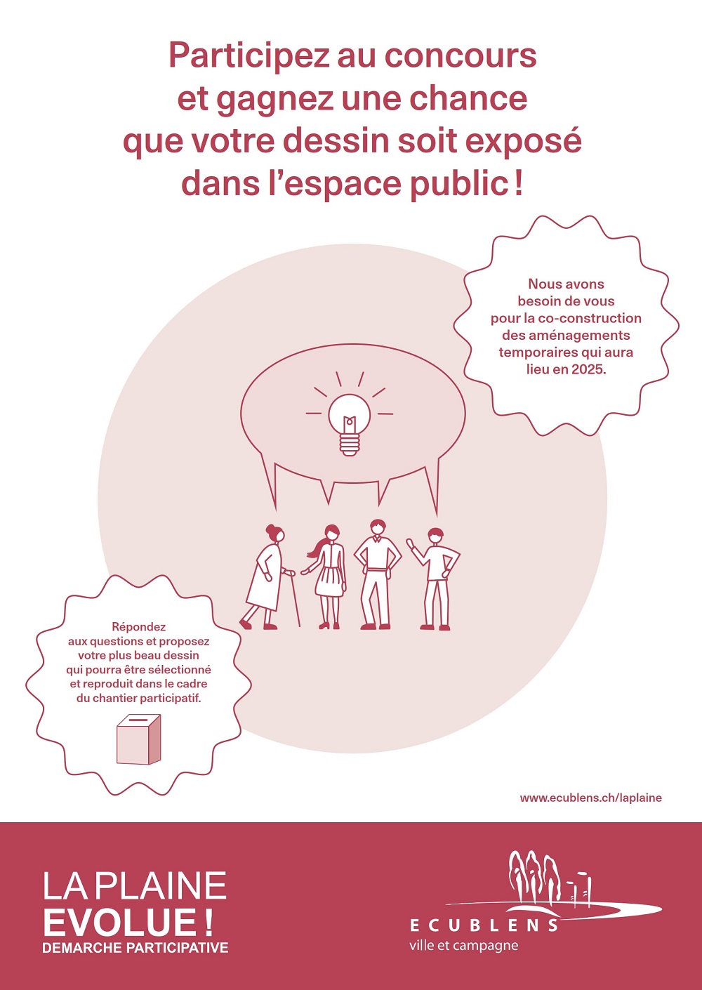La Plaine Flyer concours dessin recto
