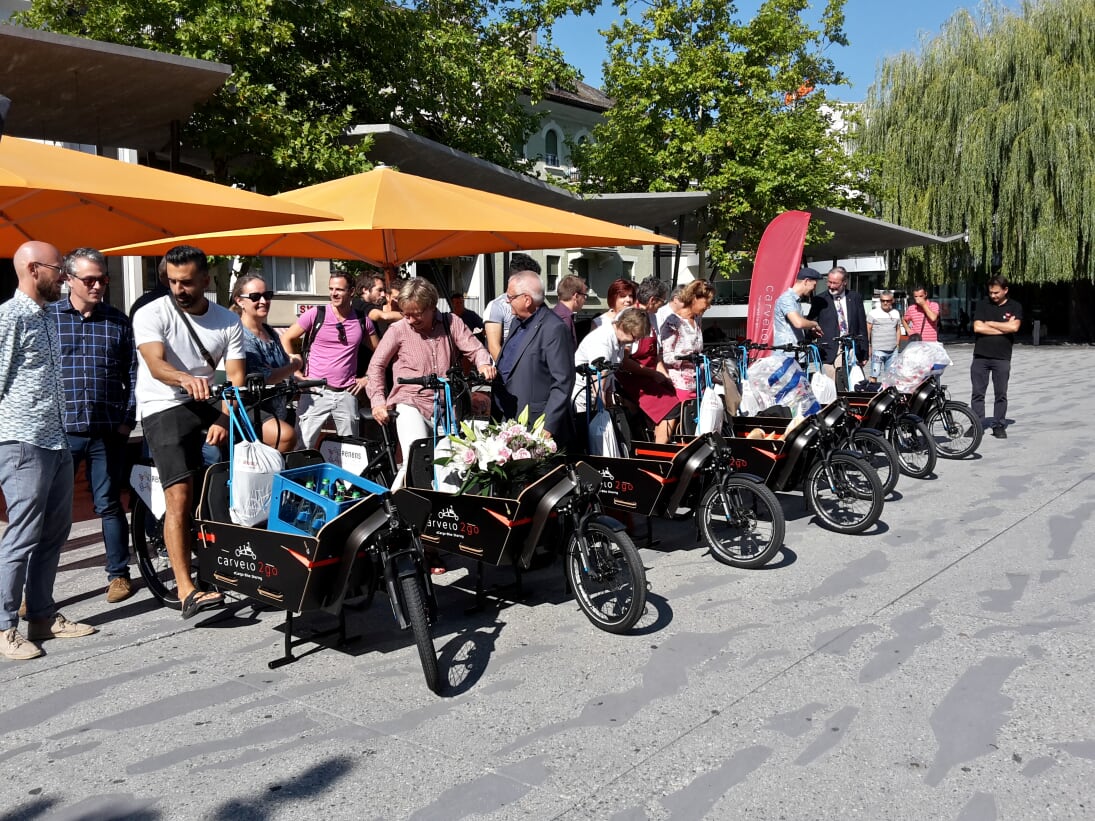 Cargo-vélo - inauguration 18 septembre 2018