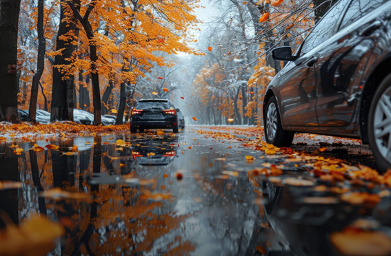 Conduire en automne
