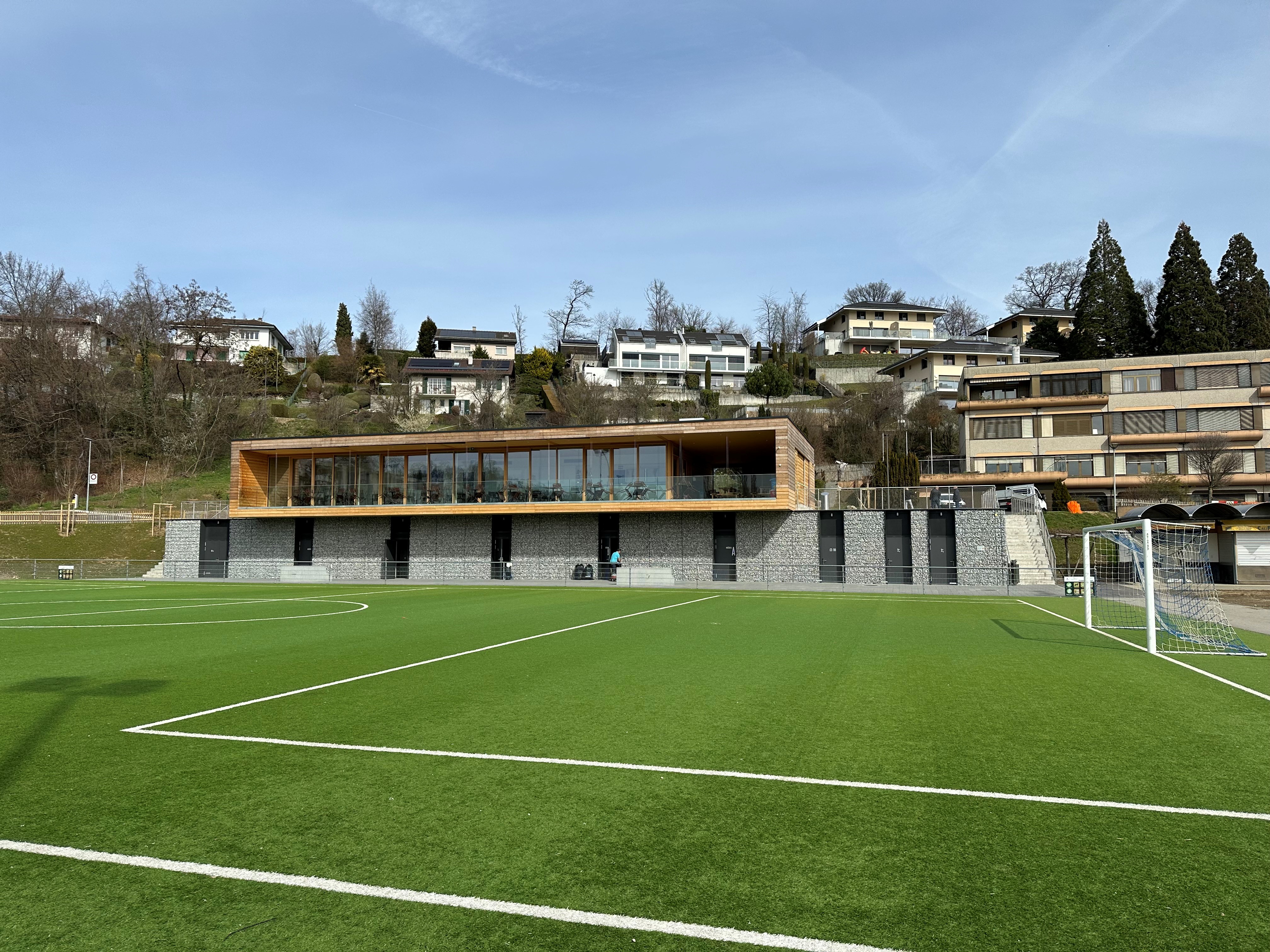 Bâtiment de la place des sports du Croset