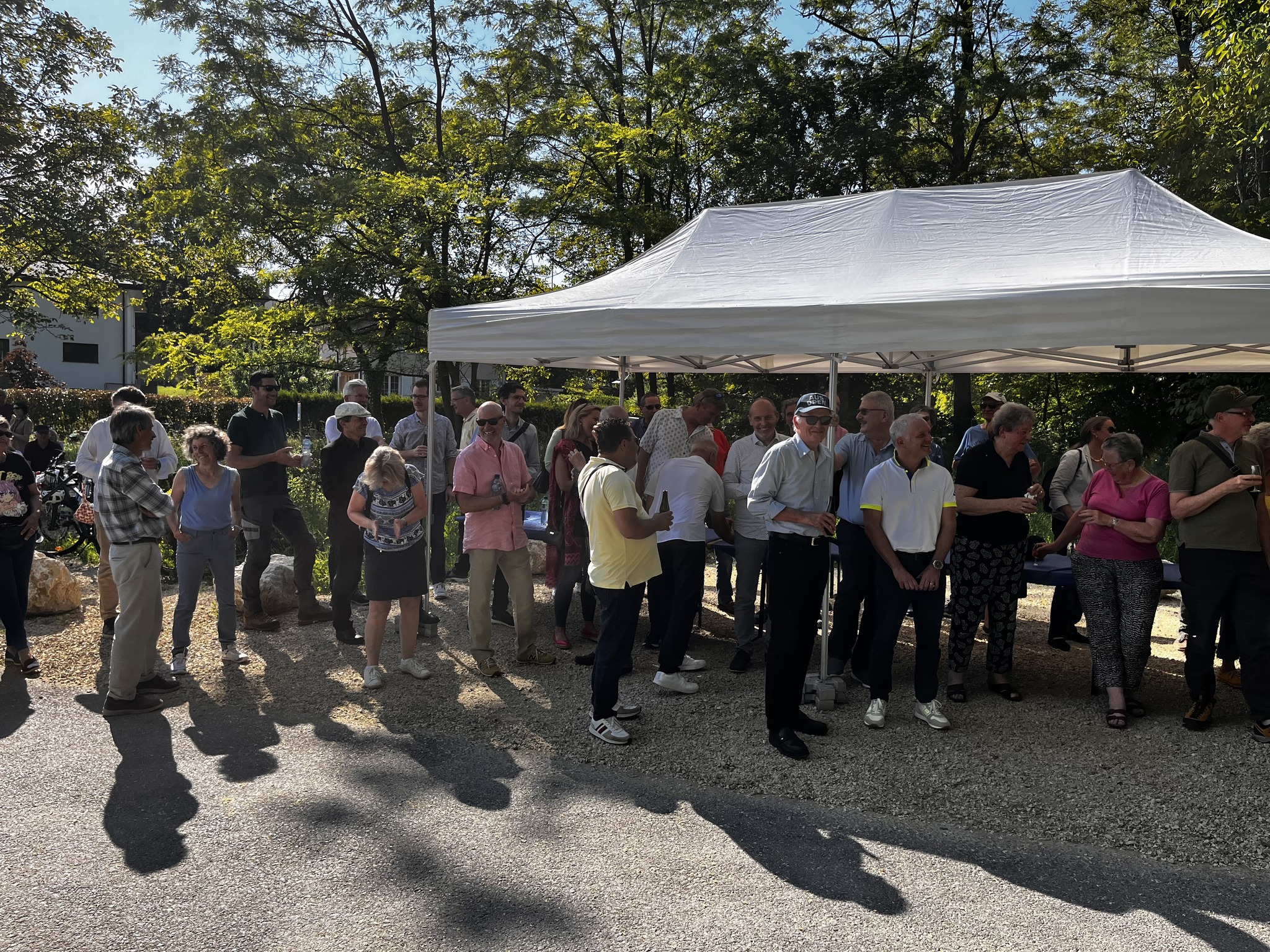 Inauguration passerelle Pont Rouge