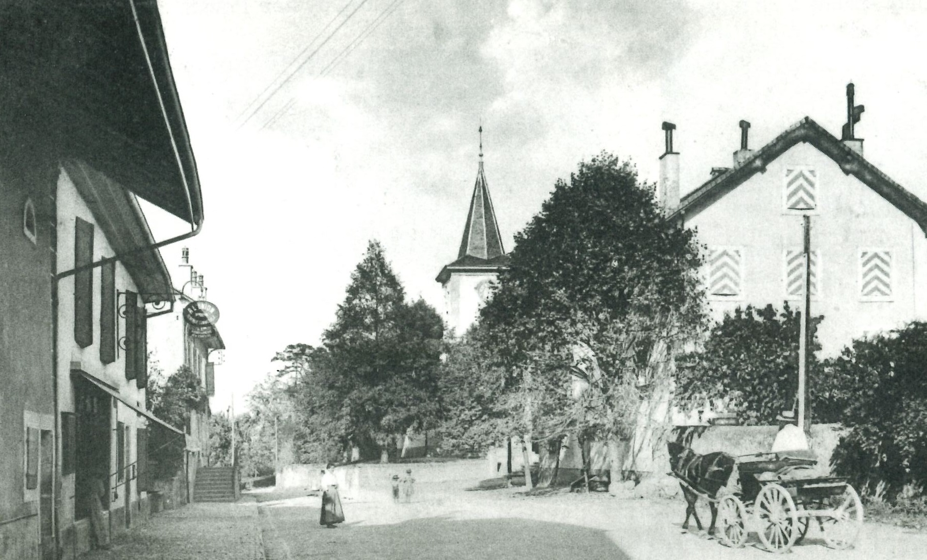 Place du Motty aux environs de 1900