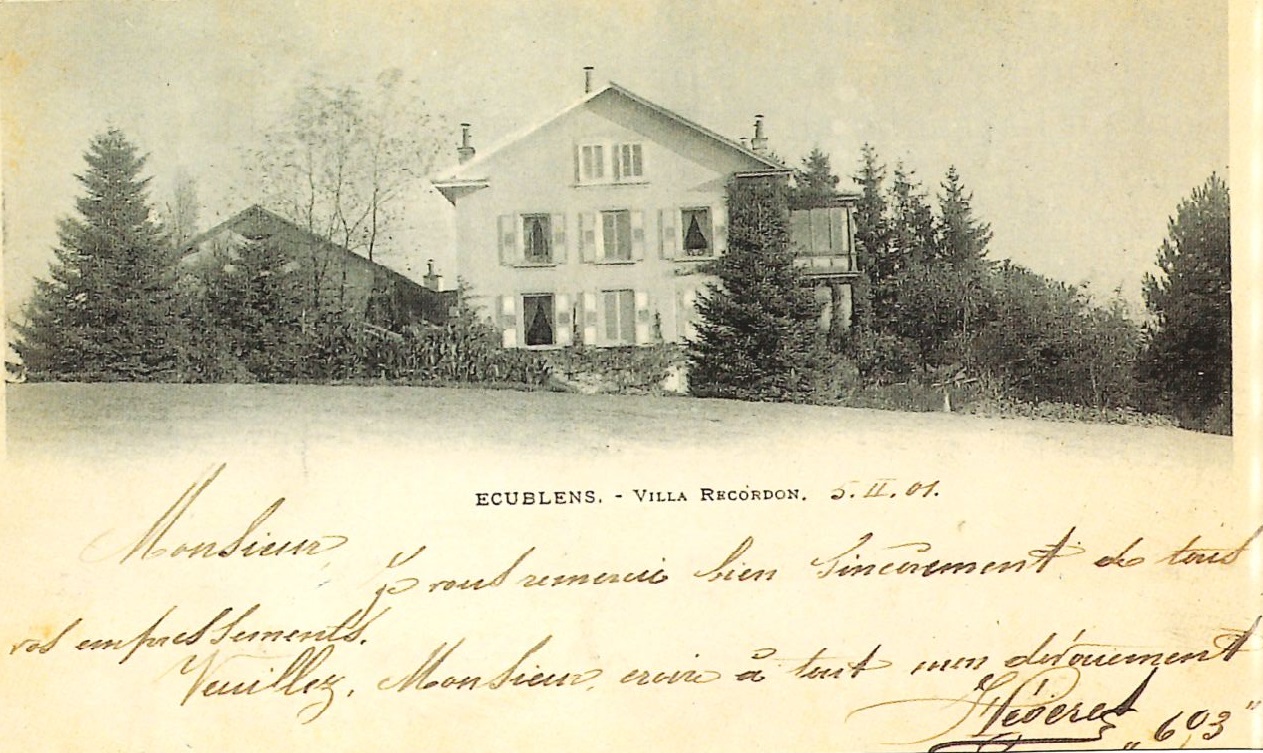 Ancienne Villa Recordon
