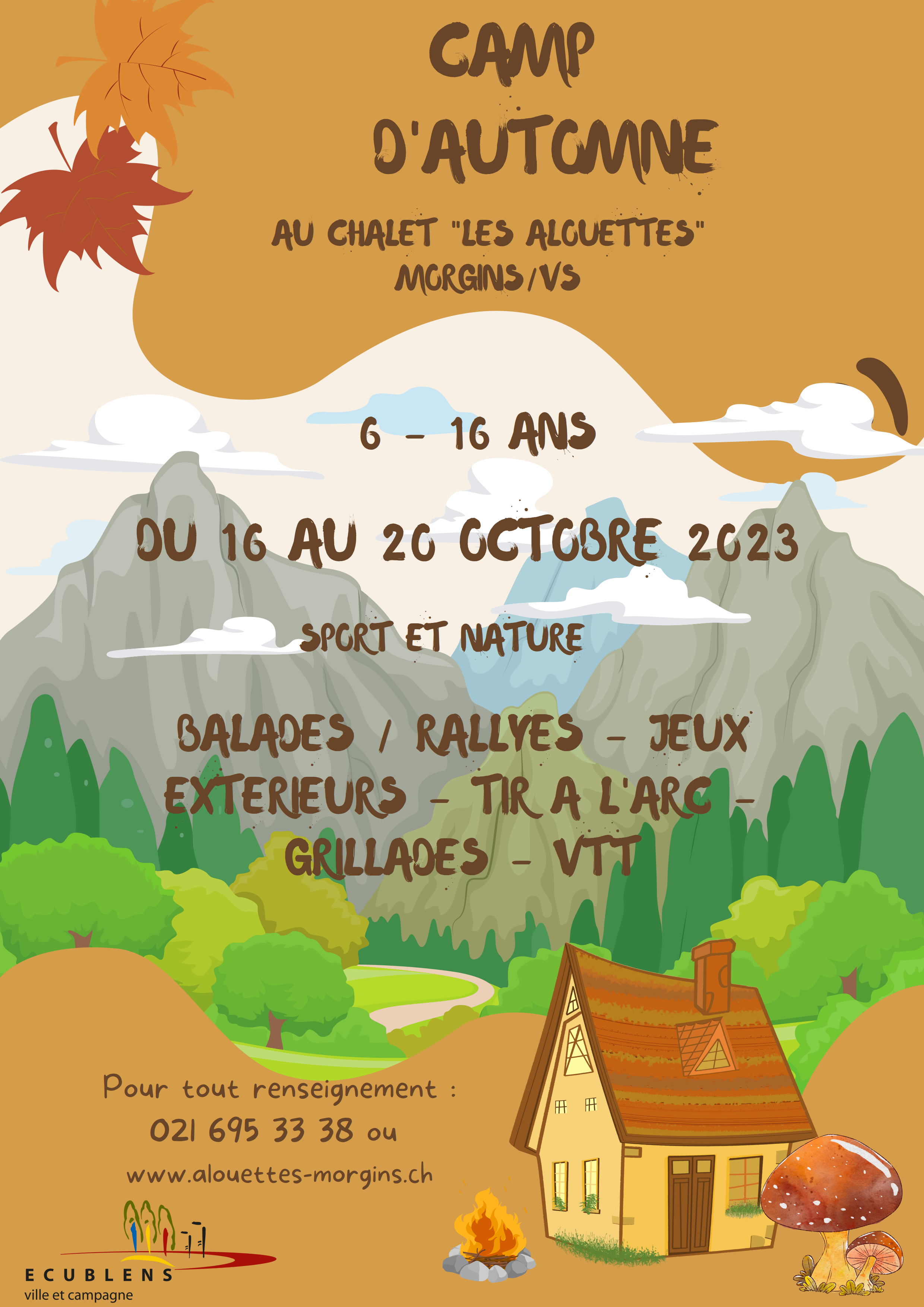 Alouettes camp automne 2023