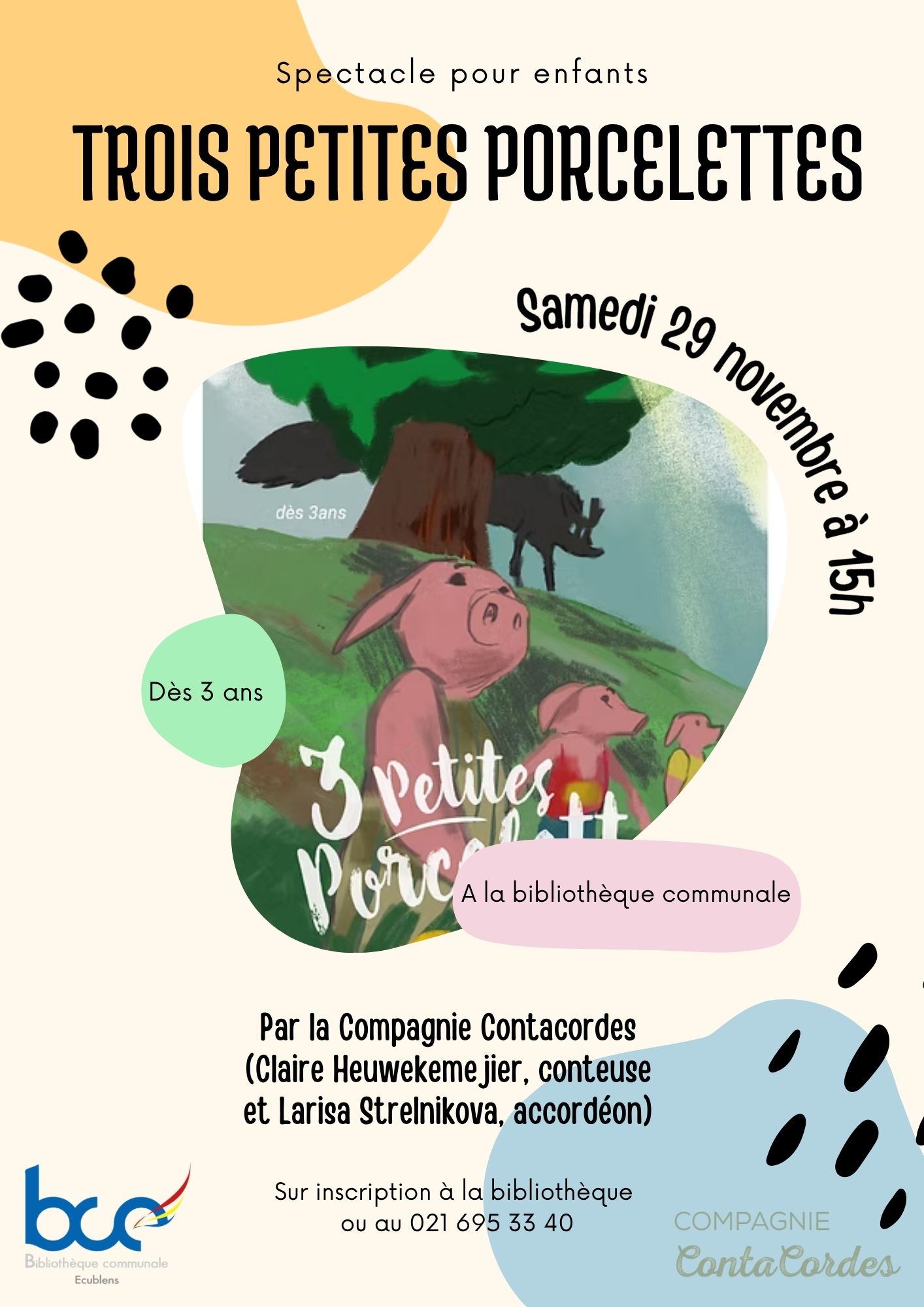 Spectacle enfants bibliotheque 2025 11 29