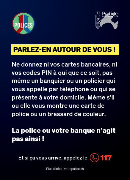 Arnaque aux faux policiers verso