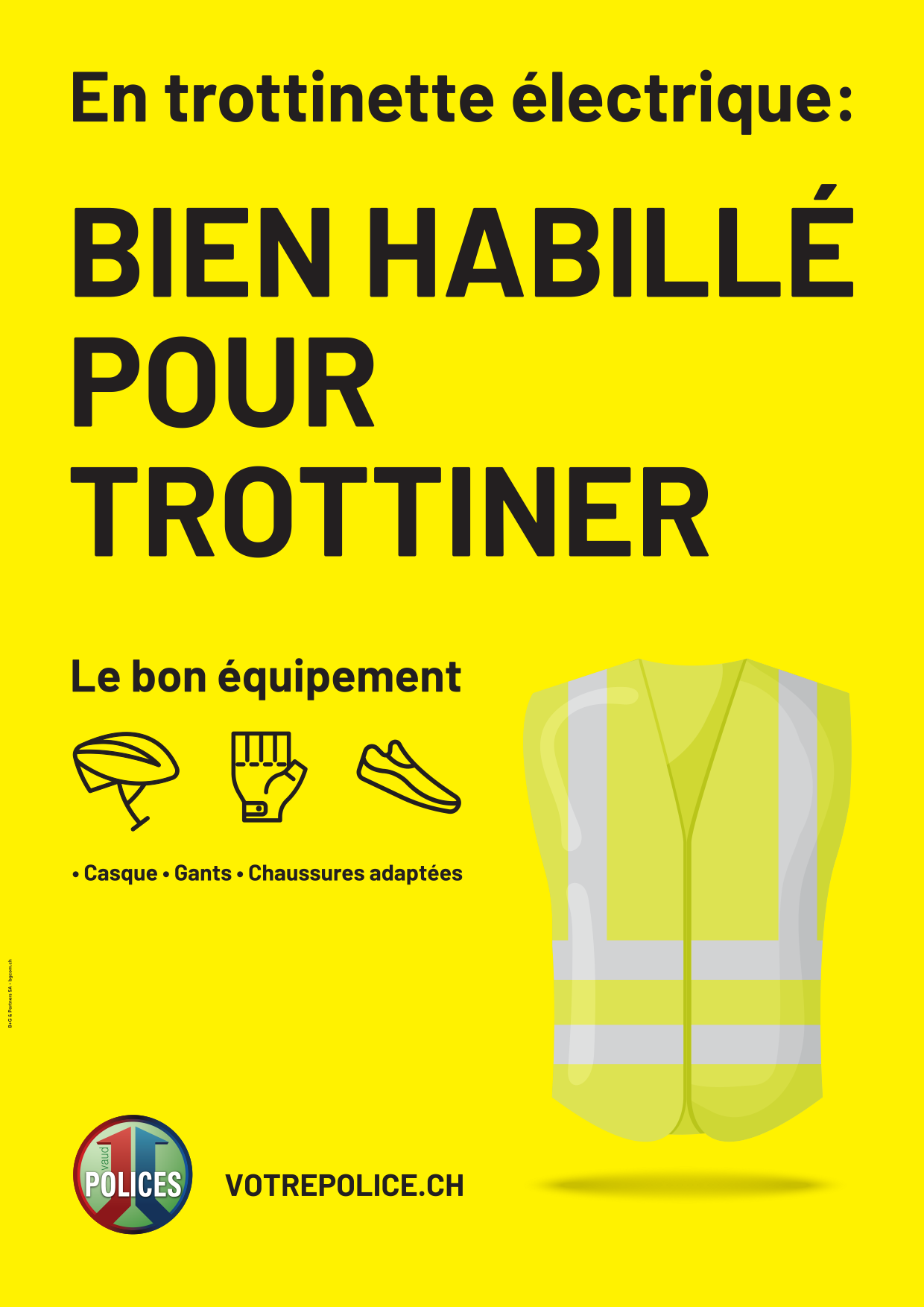 Trottinez sur la route