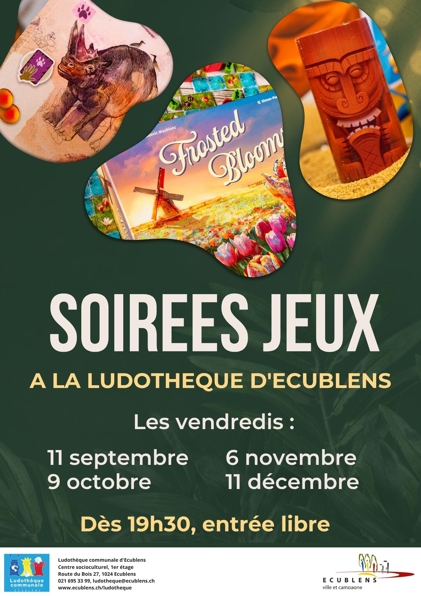 Soirées jeux 2026 2e semestre